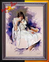 Портрет "Девушка в белом платье"